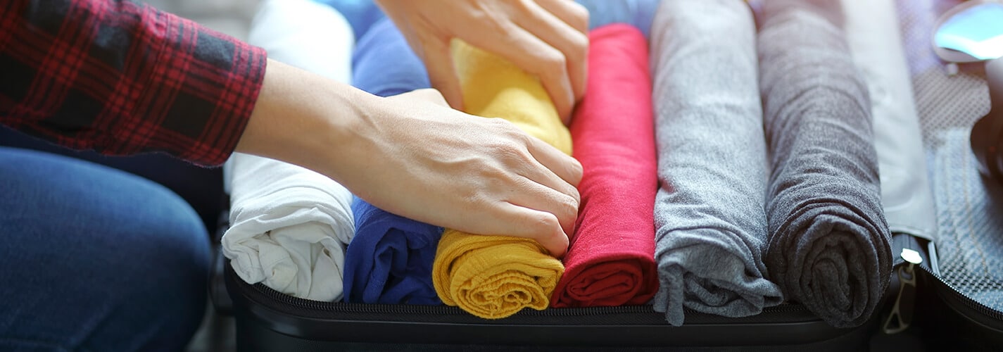 Roll Your Clothes Instead of Folding