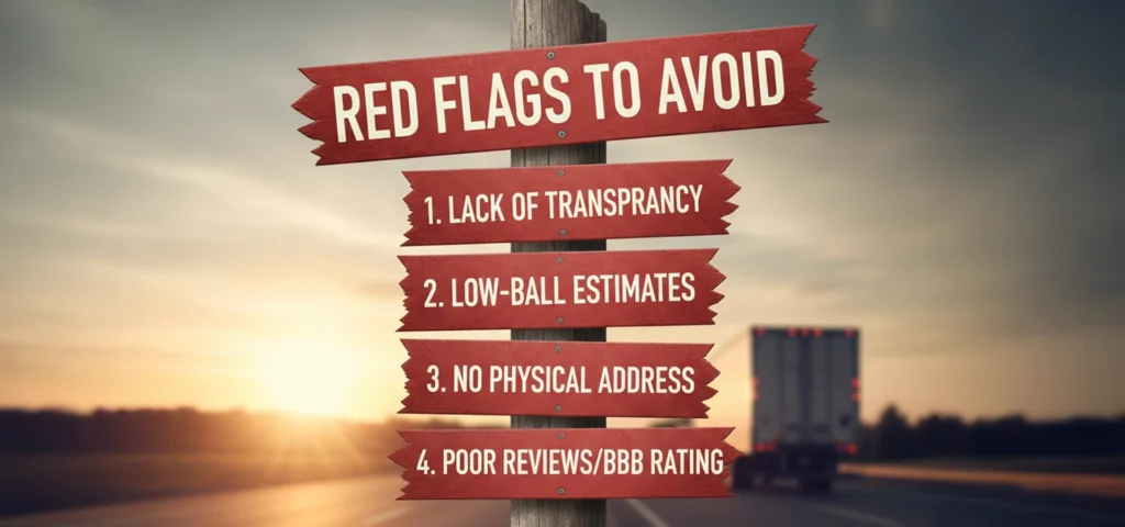 Red Flags To Avoid When Choosing Long Distance Moving Companies