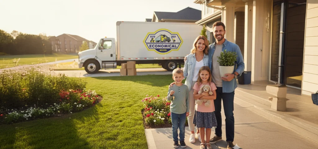 Happy family moments after a Long Distance Move