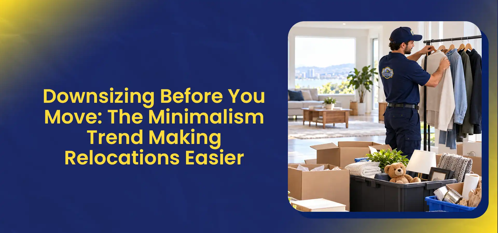 Blog Post about "Downsizing Before You Move: The Minimalism Trend Making Relocation Easeir".